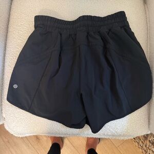 lululemon athletica Black Athletic Shorts Moisture-Wicking- 5”